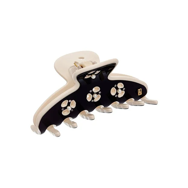 ALEXANDRE DE PARIS Acetate Material Flying Flower Medium Size Claw Clip Hair Accessory Headpiece Women's-1