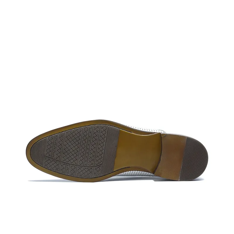 ASTON M.JAZZ Dress Shoes Men's White-5