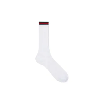 GUCCI Web Rib Socks 'White'