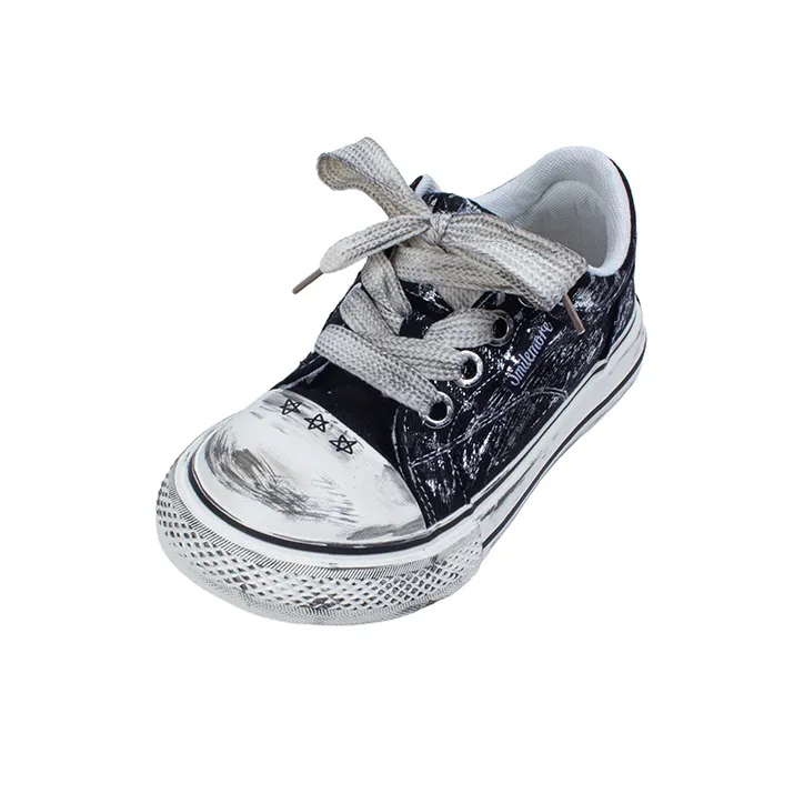 BOOM GUY Canvas Shoes Unisex Low-Top White-2