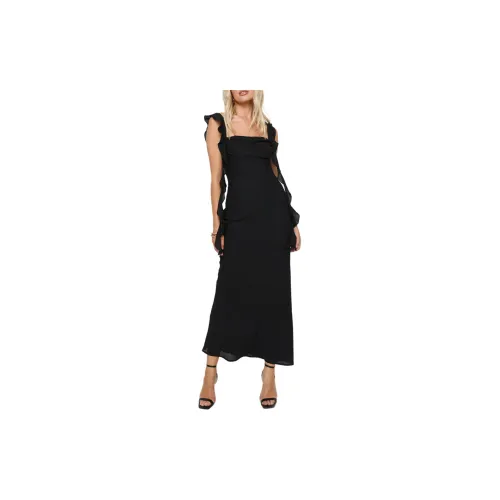 PRINCESS POLLY Slip Dresses Women's BLACK/Black