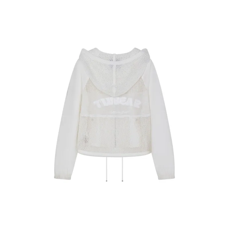 Teenie Weenie Cropped Coat Women's Ivory White-1