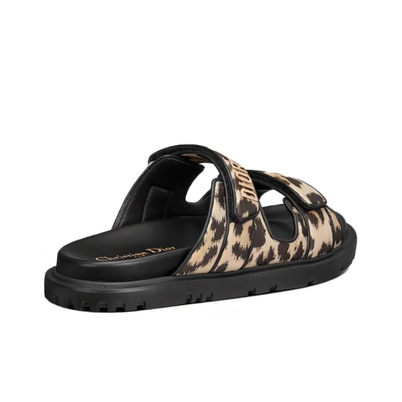 DIOR DiorAct Slip Resistant Slide Slippers Women's Beige-3