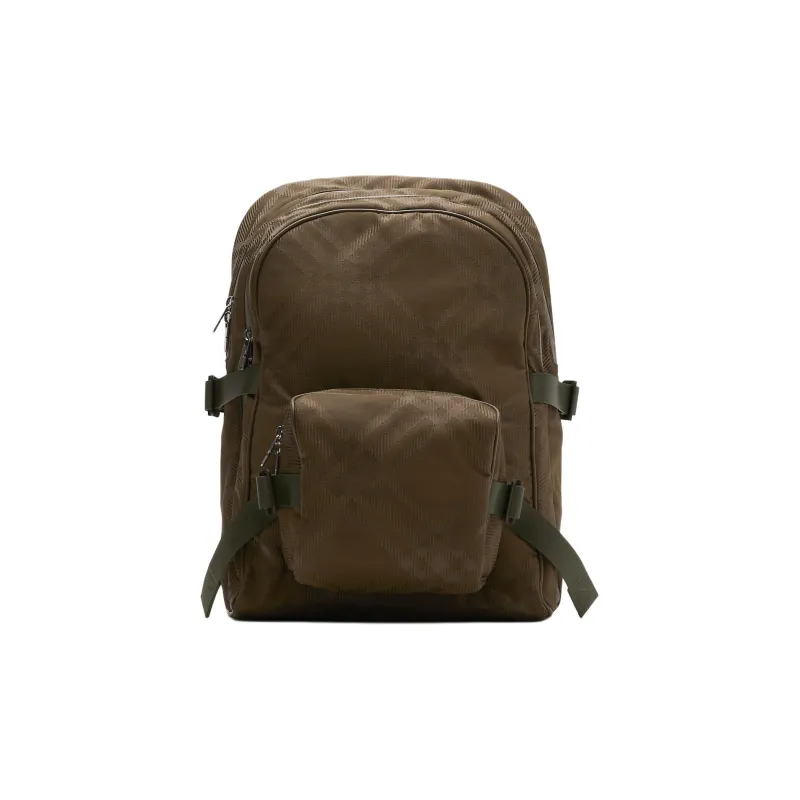 Burberry Polyamide Backpack Men's Dark Brown-0