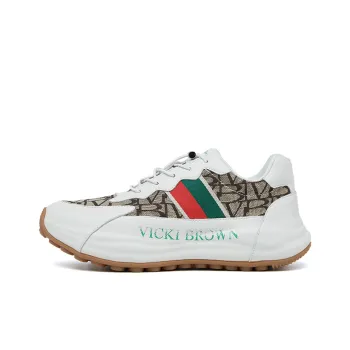 VICKI BROWN Abrasion Resistant Low Top Chunky Sneakers Men's
