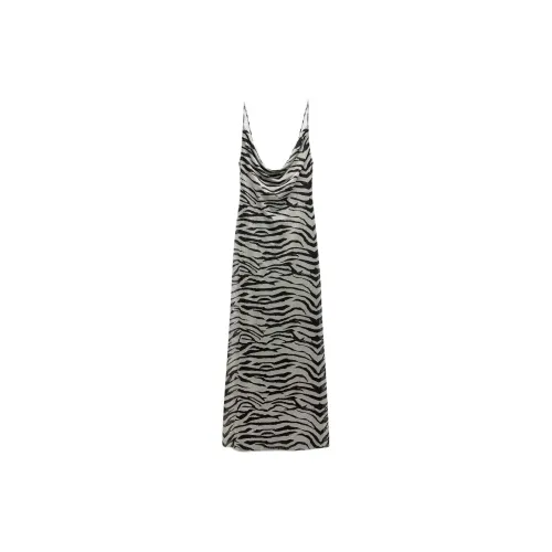 ZARA Slip Dresses Women's Leopard