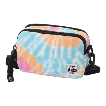 CHUMS Cotton Crossbody Bag Shoulder Bag Unisex Tie Dye Multicolor