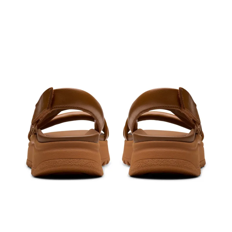 Clarks Beach Sandals Women's Brown-3