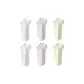 6 Pack (2 Pink+2 Yellow+2 White)