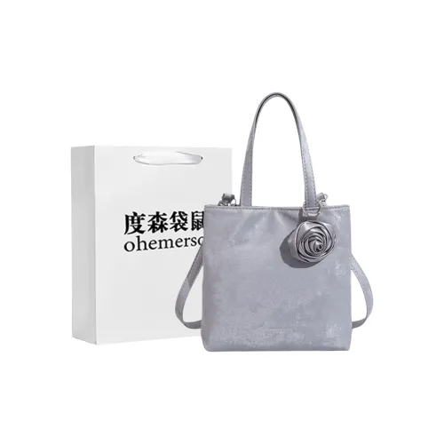 Dusen Kangaroo Velour Shoulder Bag, Crossbody Bag, Handbag Women's Silver/Yellow/Blue/Pink