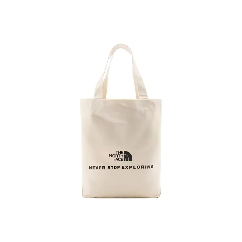 THE NORTH FACE Cotton Tote Bag Shopping Bag Handbag Shoulder Bag Regular Unisex Ecru-2