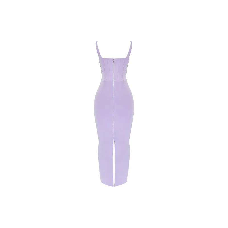 HOUSE OF CB BREEZE Slip Dresses Women's Lilac/Purple-1
