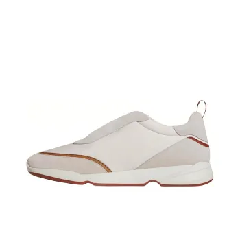 Loro Piana Low Top Casual Shoes Men's Beige