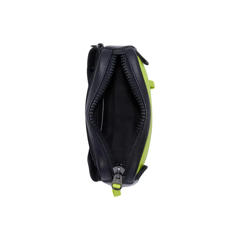 COACH EdgeBelt Calfskin Sling Bag, Crossbody Bag, Fanny Pack Small Size Unisex Fluorescent Yellow-2