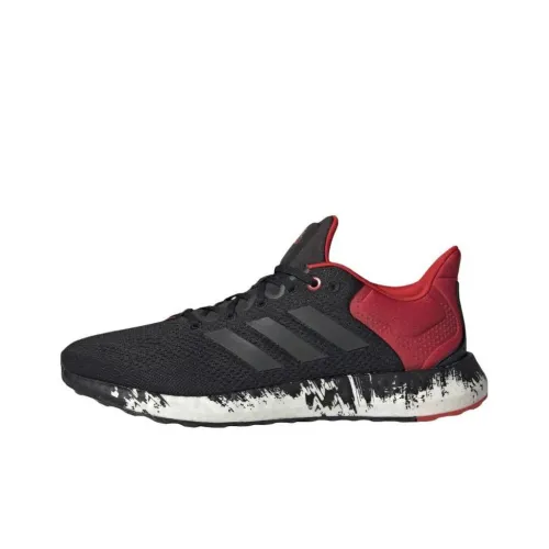 Adidas Pure Boost 21 Running Shoes Men Low-Top Black/Red