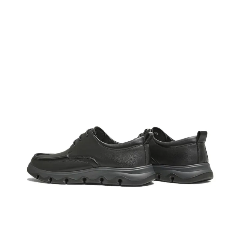BASTO Men's Casual Shoes Men Low Top Black-4