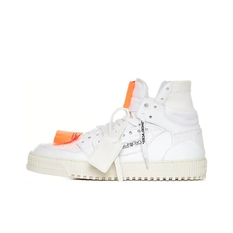 OFF WHITE Off Court 3.0 Leather White White Orange Thin Medial Logo-0