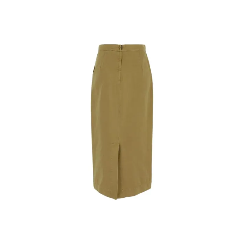 MaxMara High Waisted Midi Skirt-1
