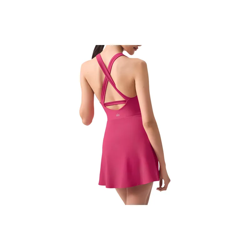 Alo Yoga ALOSOFT BACKSPIN Sleeveless Dress Women's-8