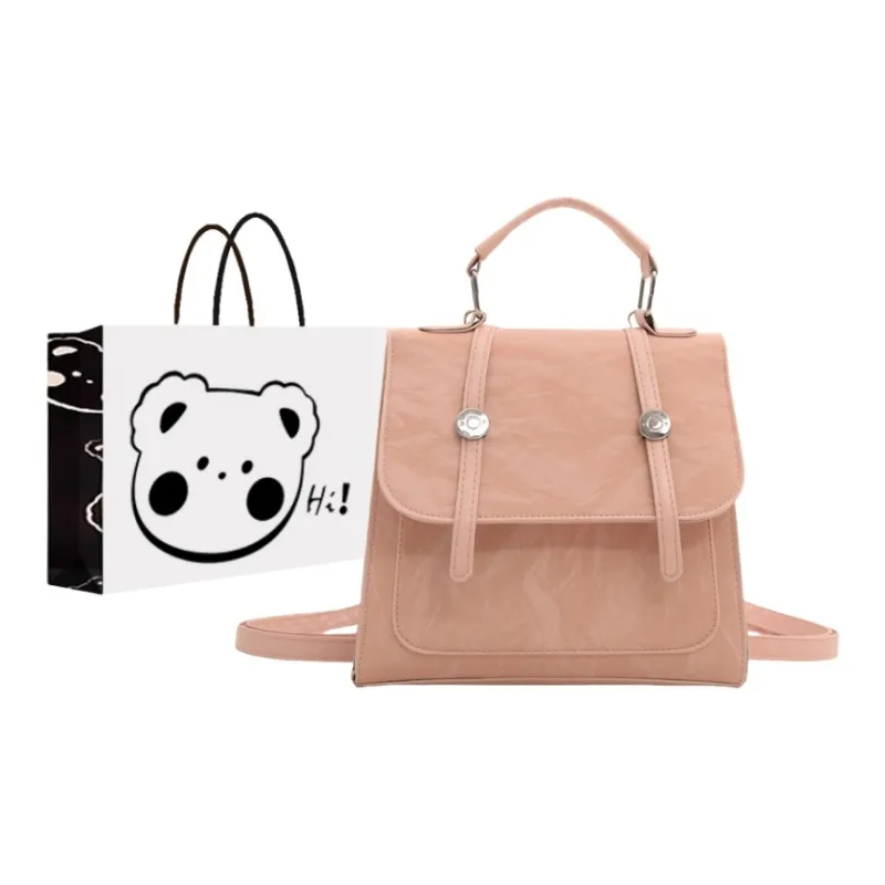 NX DOUGHNUT PU Backpack Regular Women's White/Black/Silver/Pink/Green/Khaki-0