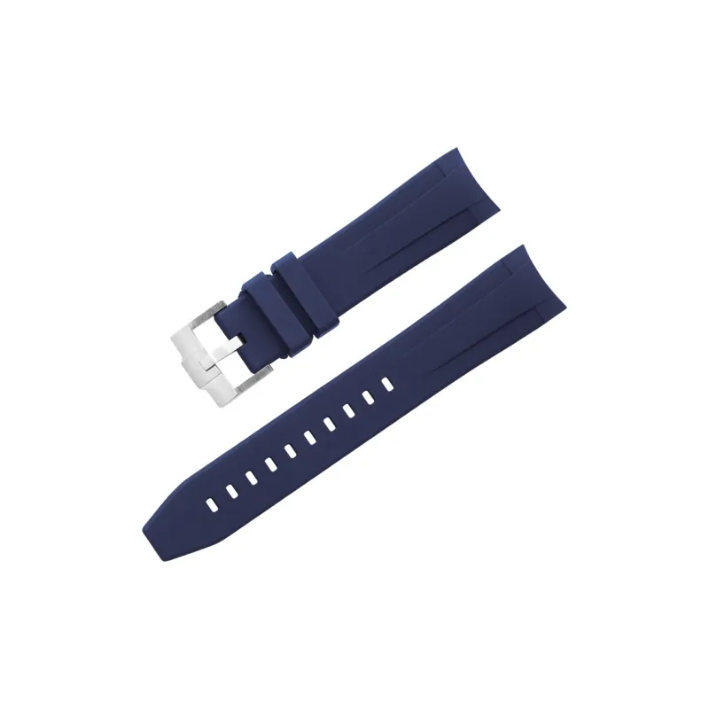 VAGENARI Rubber Strap Compatible With Rolex 126000 New Constant Drive 36mm Buckle Model Watch Band Unisex-3