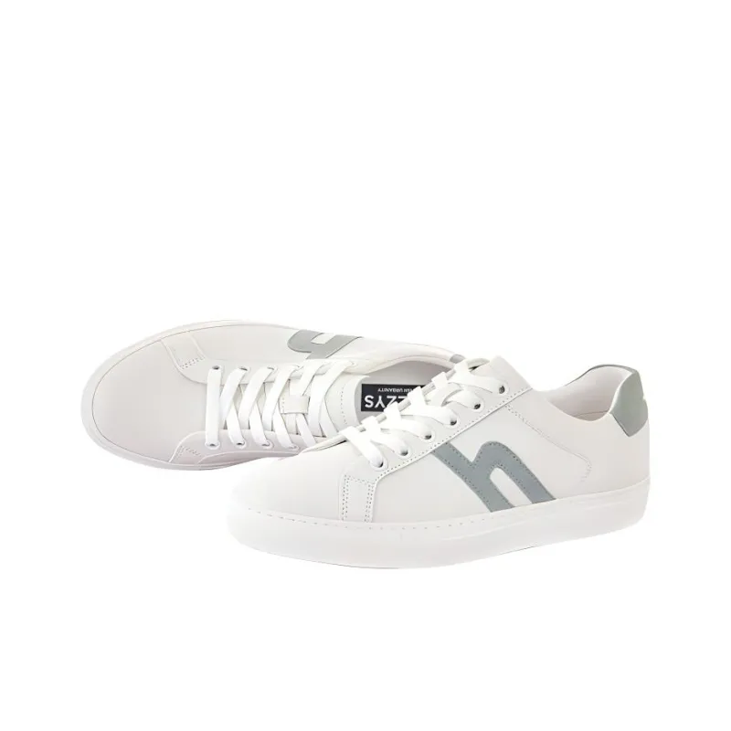 HAZZYS Anti Slip Wear Resistant Low Top Skateboard Shoes Women's Ivory-5