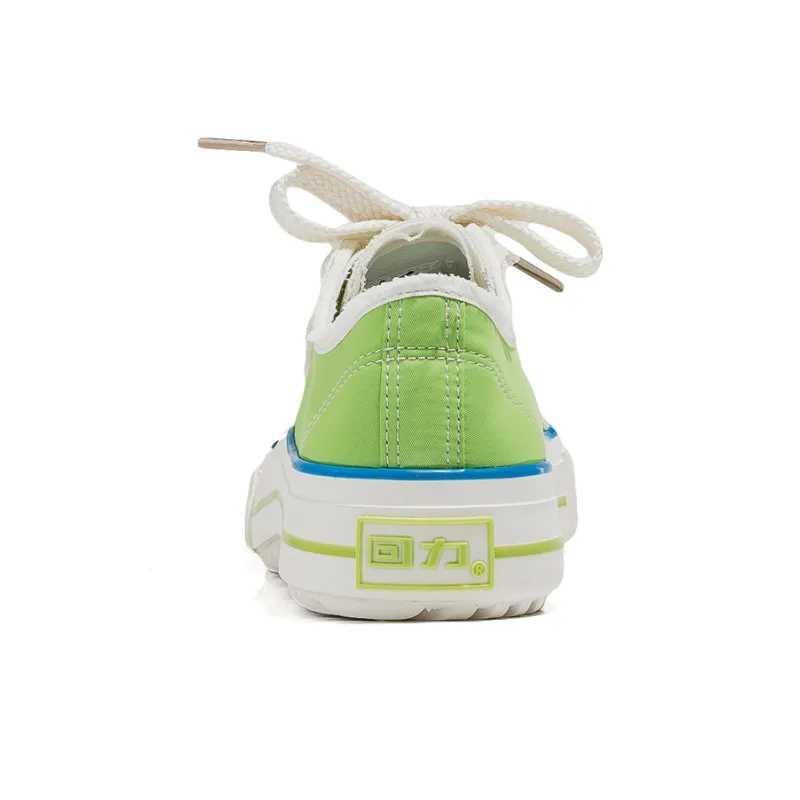 Warrior Low Top Canvas Shoes Women's Grass Green-2