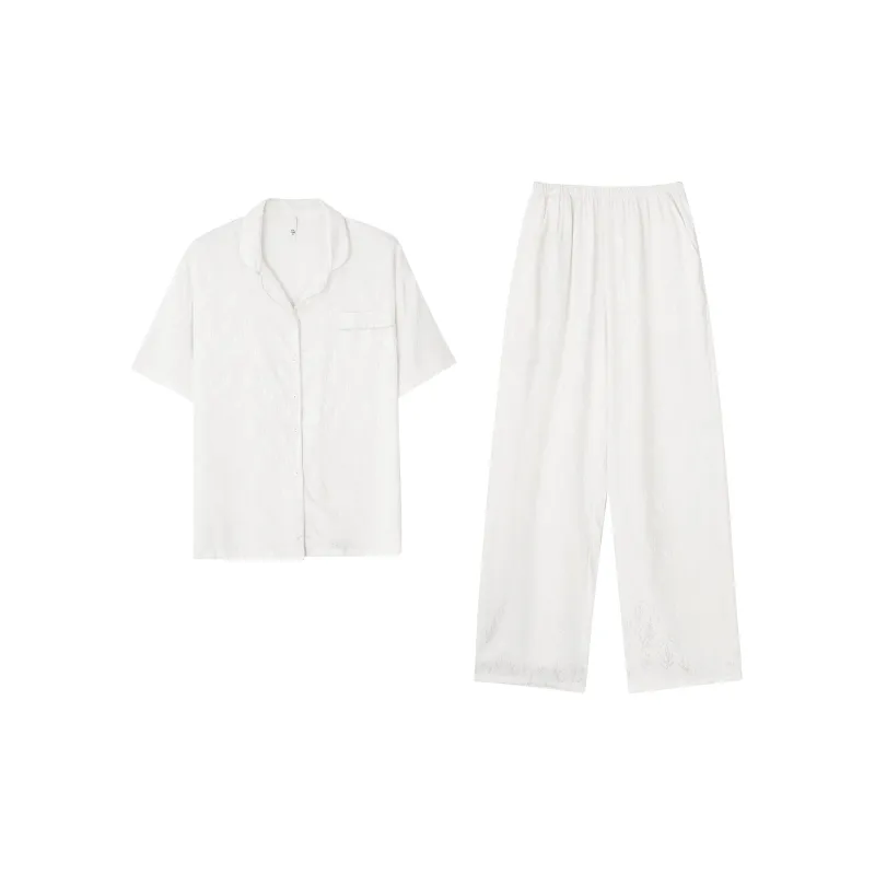 Jovini Pajama Set Women's White-0