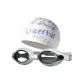 146 Black Swim Goggles+312 White Silicone Swimming Cap