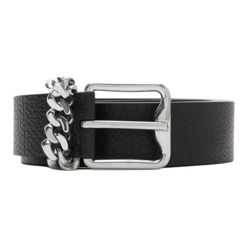 Burberry B buckle Leather Belt-0