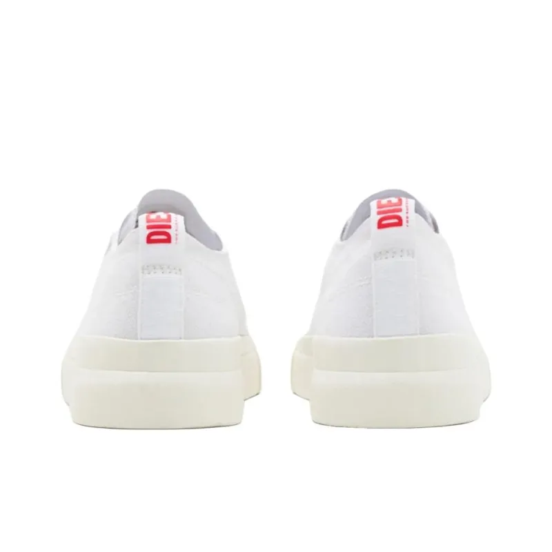 DIESEL S Athos Low Top Canvas Shoes Women's White-3