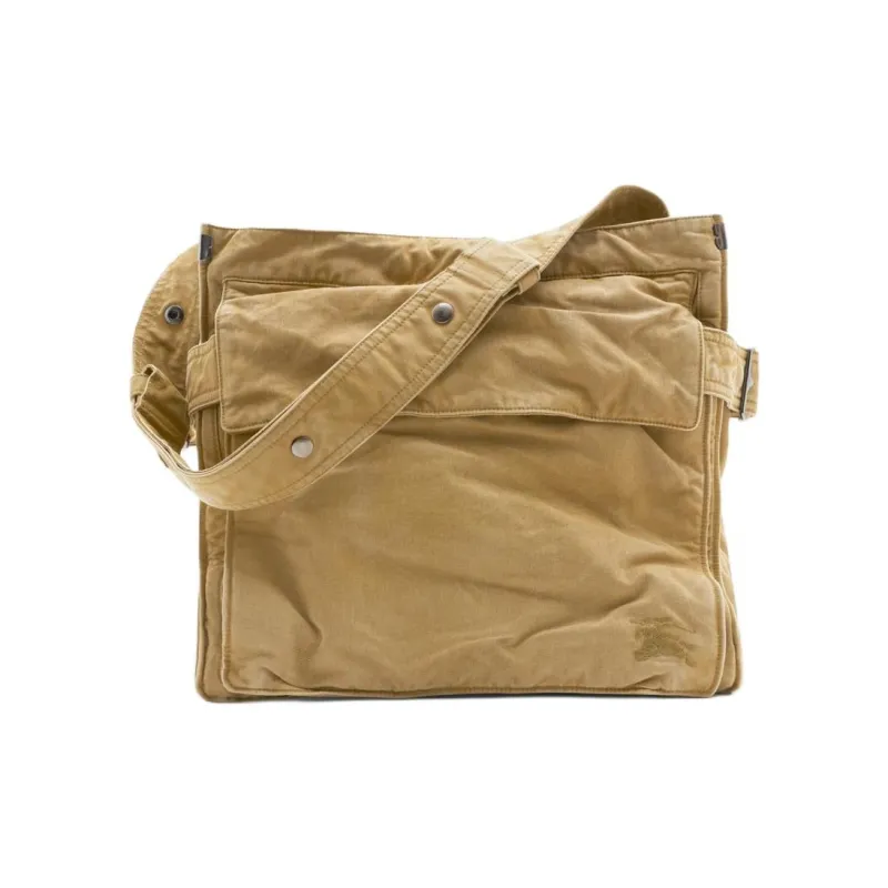 Burberry Trench 100% Cotton Tote Bag Shopping Bag Handbag Medium Size Unisex Beige-0
