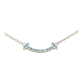 TIFFANY & CO. Pre Owned 2010 2023 18K Mini T Smile Pendant Necklace