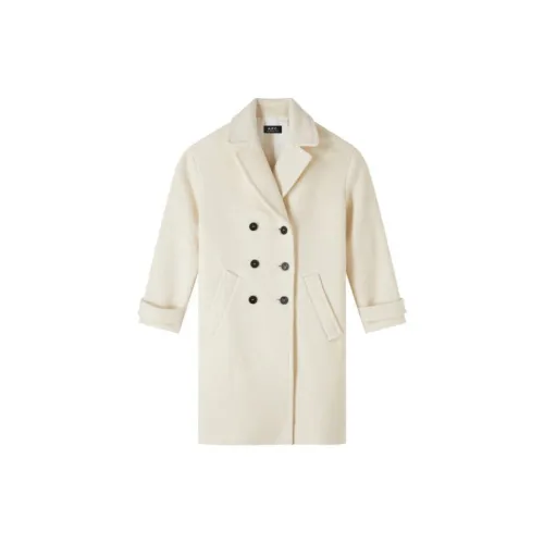 A.P.C Coats Women's Off White