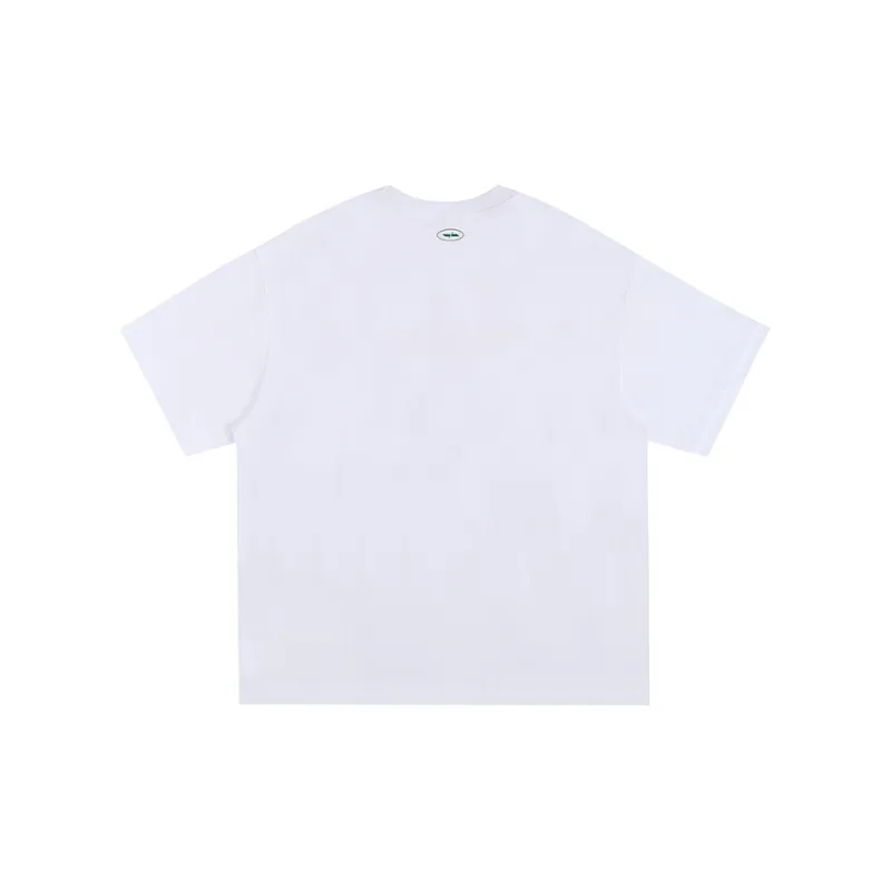 WILDX Summer Basic LOGO Short Sleeved T Shirts Unisex-41