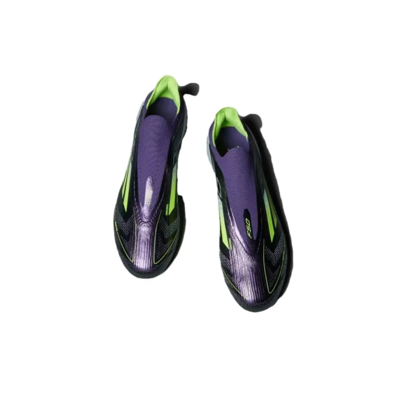 Adidas Laceless F50 Elite Fast Reborn Fg Purple Lucid Lemon-4