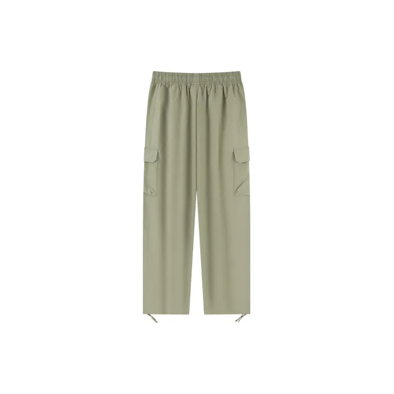 QIAODAN Casual Pants Women's Avocado Green-1