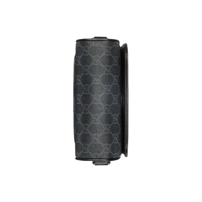 GUCCI Canvas With Leather Canvas Bag, Crossbody Bag, Shoulder Bag Extra Mini Men's Black-4