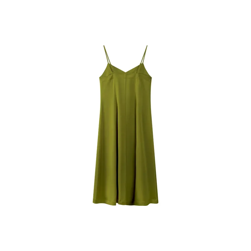 THE SEA LIFE Slip Dress Women's Moss Green-1
