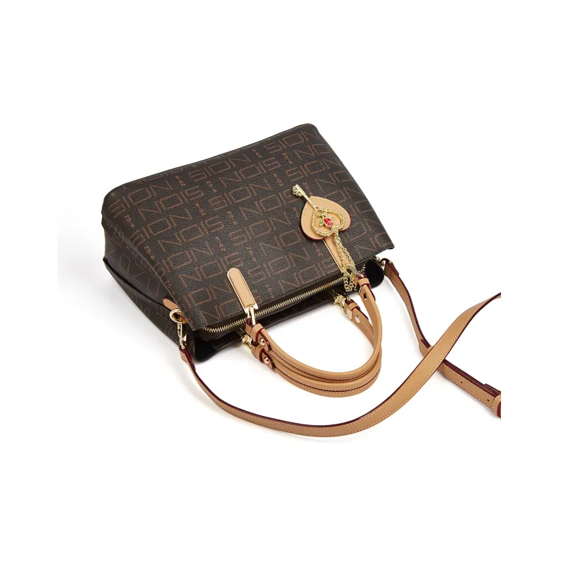 Marino Orlandi PVC & PU Handbag Women's Coffee-5