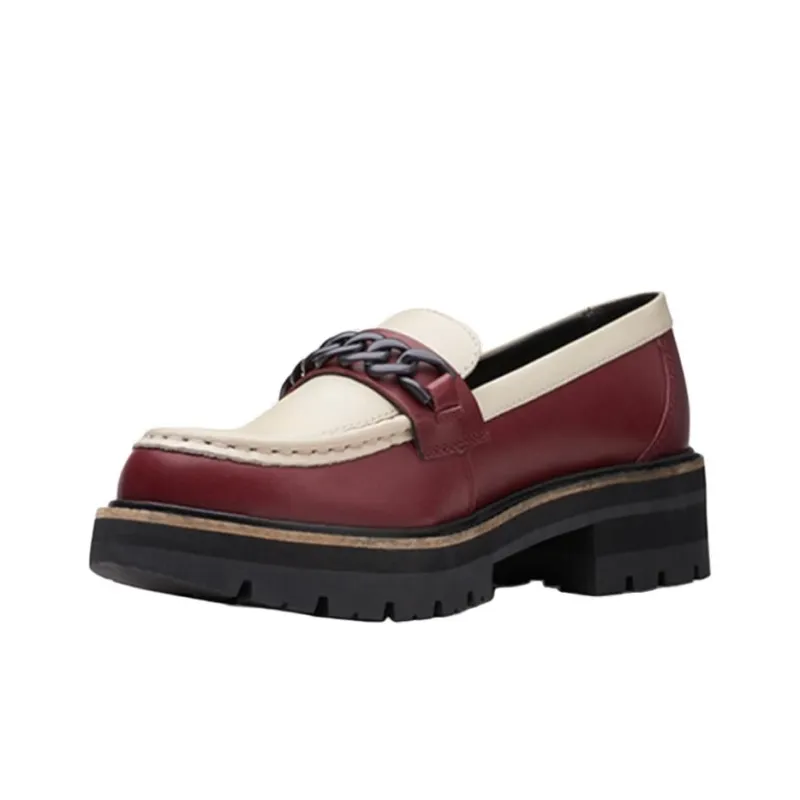 Clarks Loafers 4.5cm Women's Chestnut-1