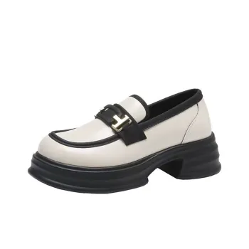 Luji Loafers Women's Ecru/Black