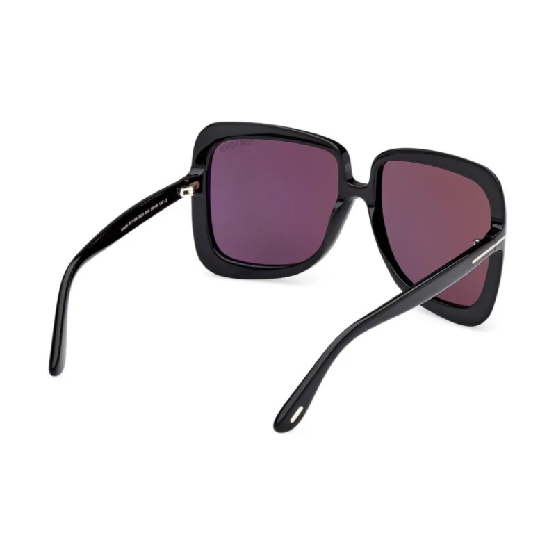 TOM FORD Lorelai Oversized Frame Sunglasses-3