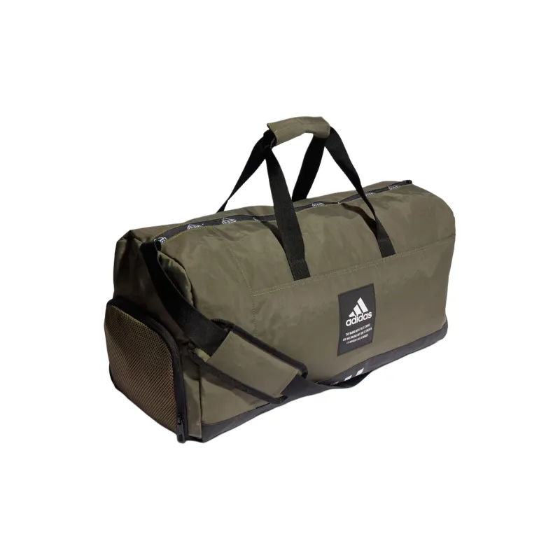Adidas Nylon Handbag Travel Bag Medium Size Unisex Army Green-1