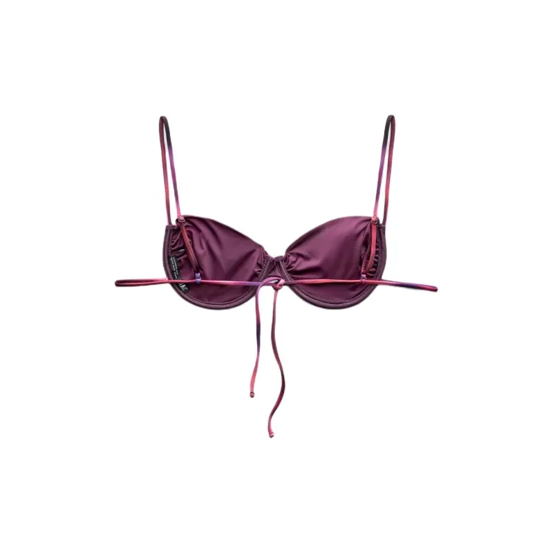 ZARA Bikini Women's Dark Purple Red-1