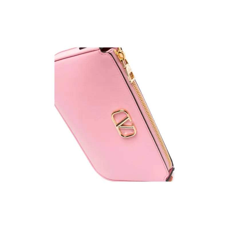 Valentino GARAVANI Smooth Leather Crossbody Bag Shoulder Bag Women's Rose Pink-5