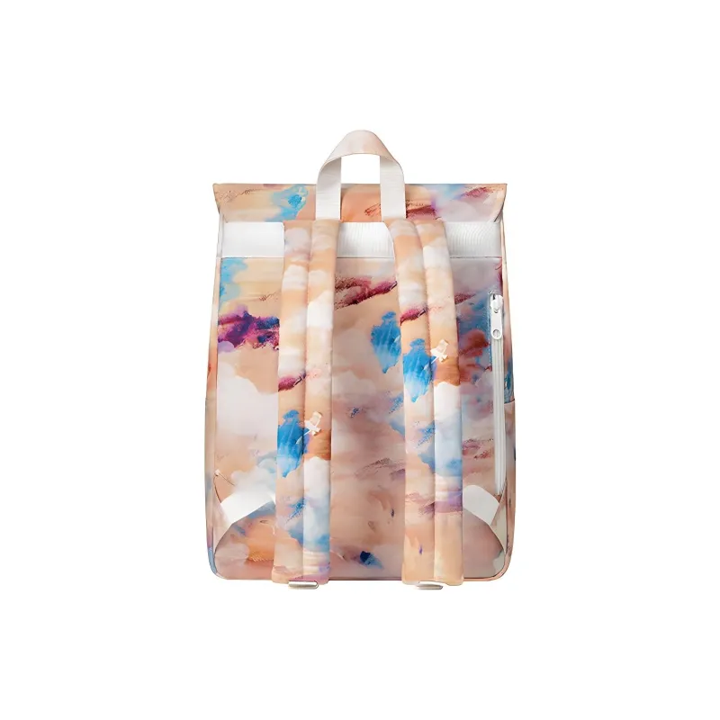 MAH Polyester Laptop Backpack Unisex Flesh Pink-4