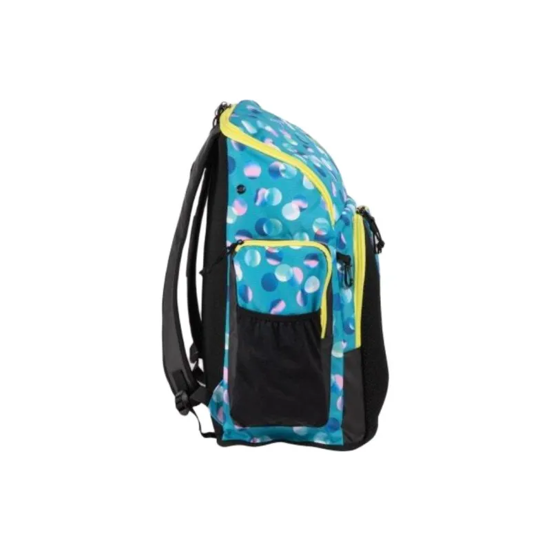 Arena Polyester Backpack Unisex Colorful Paper Shreds-4
