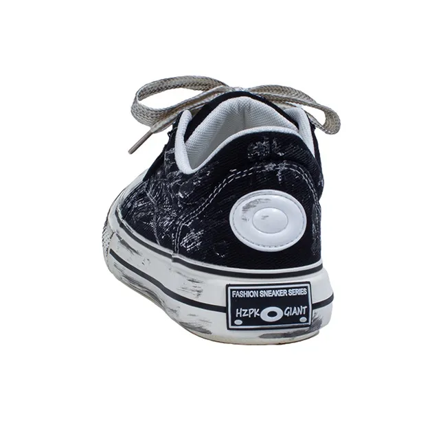 BOOM GUY Canvas Shoes Unisex Low-Top White-4