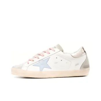 Golden Goose Super Star White Silver Ice Blue Women's